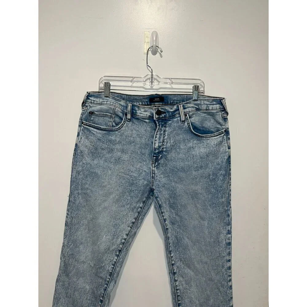 True Religion Rocco Blue Denim Medium Wash Relaxed Skinny Jeans Men's Size 36